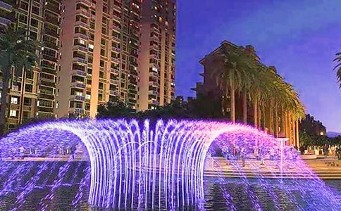 看喷泉的心情说说